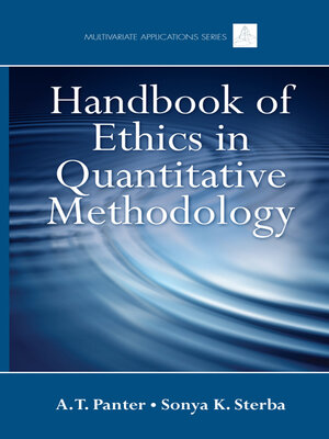 cover image of Handbook of Ethics in Quantitative Methodology